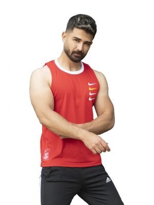 تاپ تک مردانه طرح نایک مدل Nike-0 رنگ قرمز